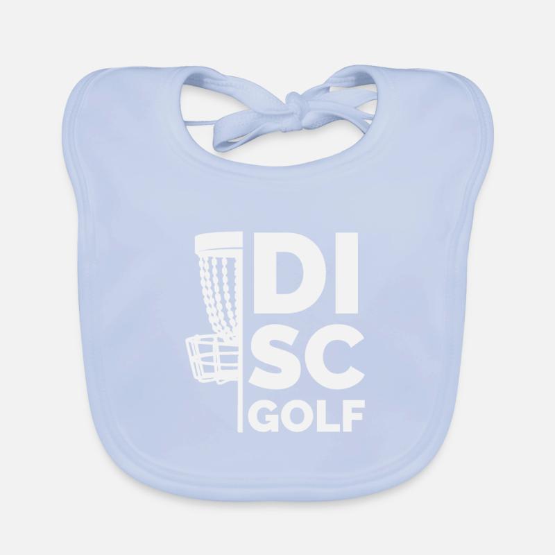 Discgolf Champion, Disc Golf Design Organic Baby Bibs
