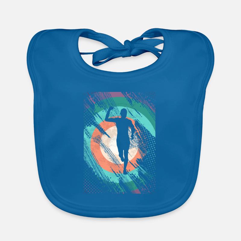 Retro Marathon, Trailrunning Baby Bio-Lätzchen