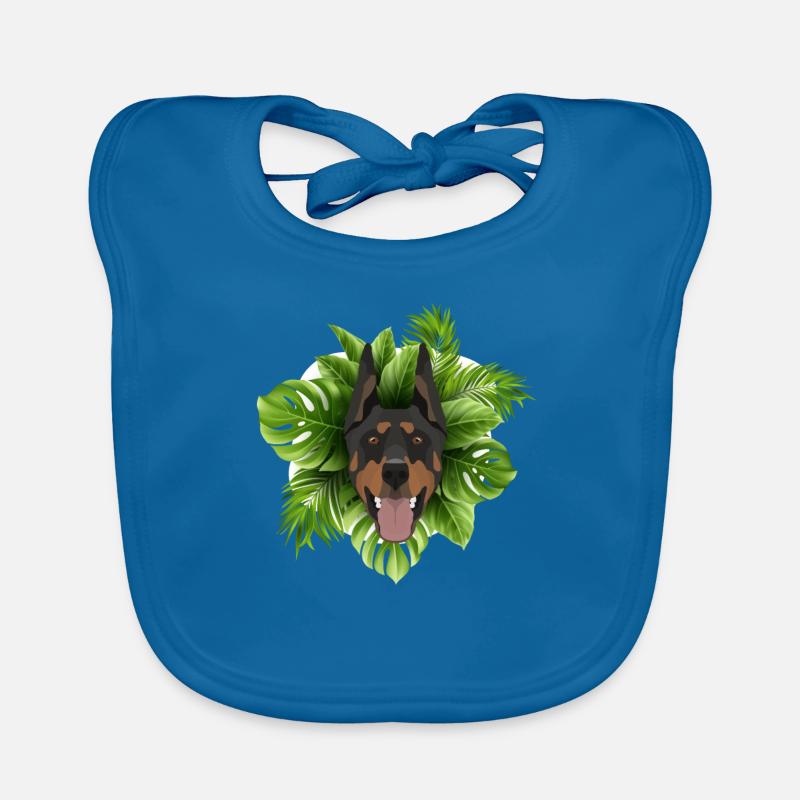 Tropical Doberman Bavoir bio Bébé