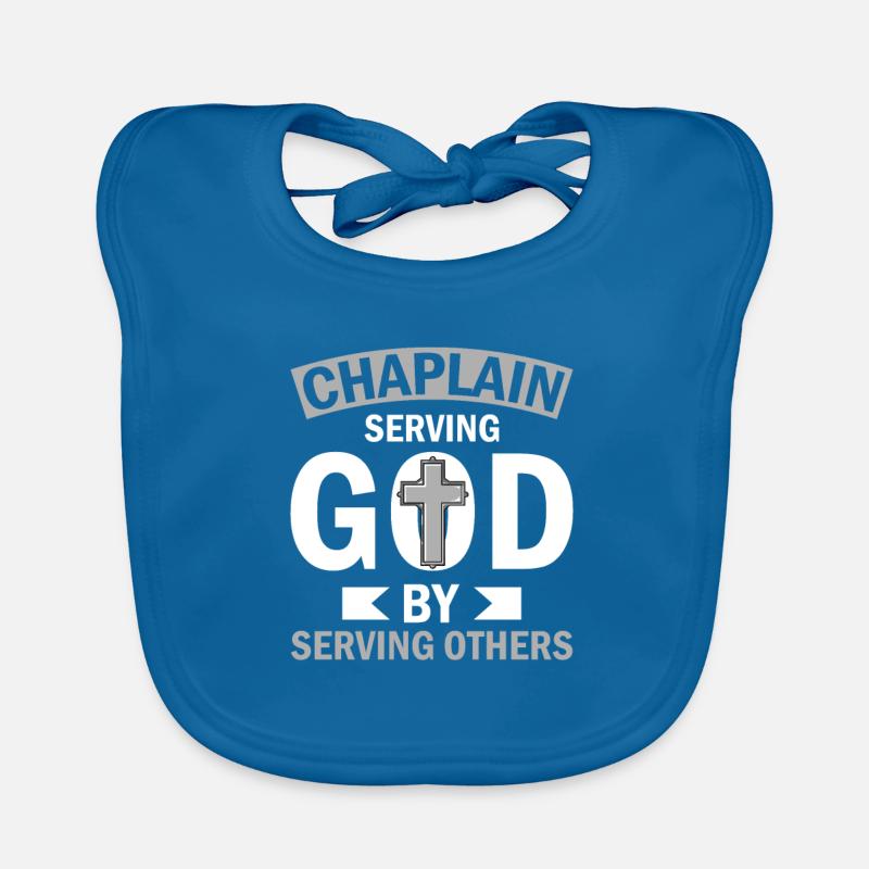 Chaplain Parish Priest Organic Baby Bibs