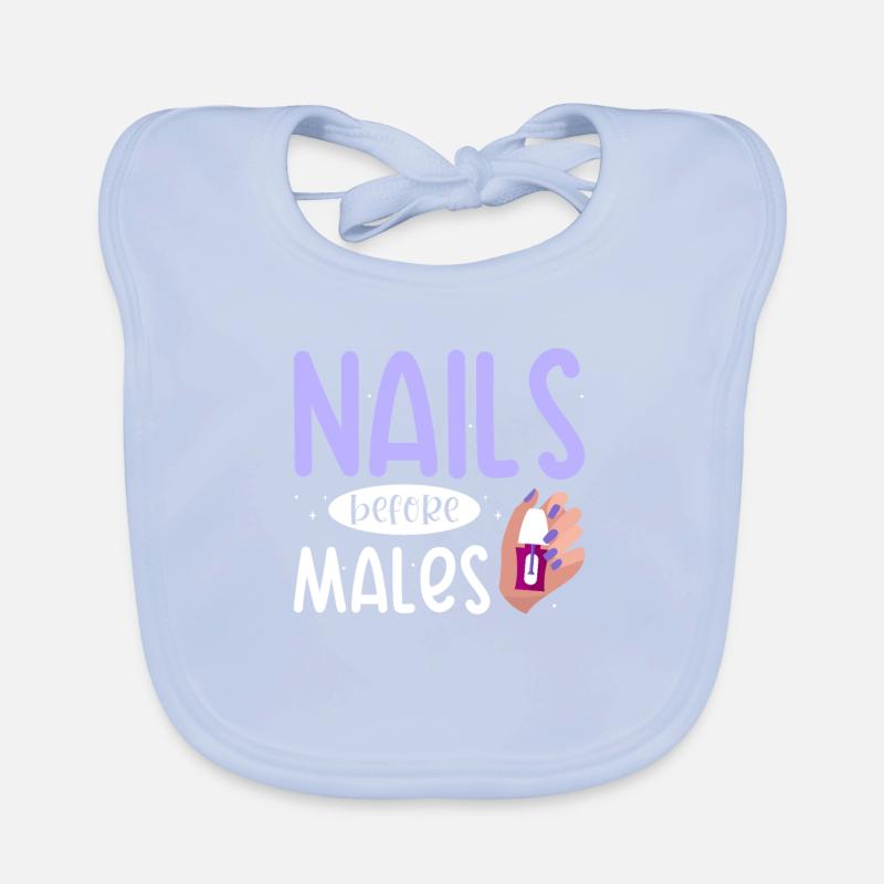 Nail Tech Manucure Technicienne des ongles Bavoir bio Bébé