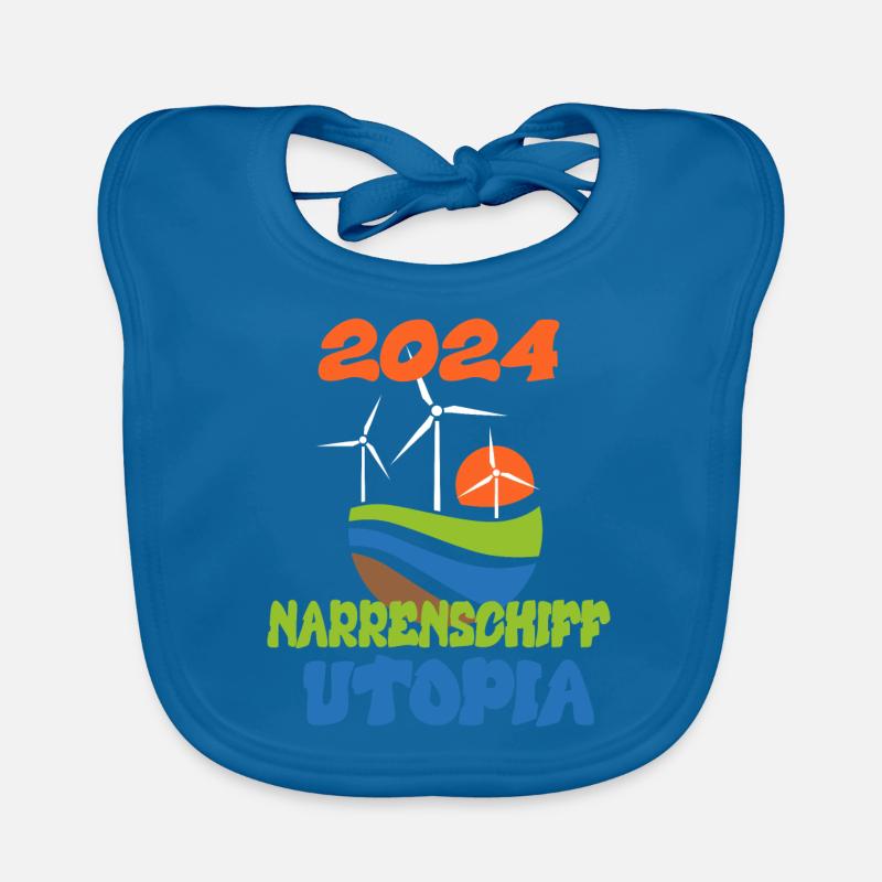 Narrenschiff Utopia, 2024 Baby Bio-Lätzchen