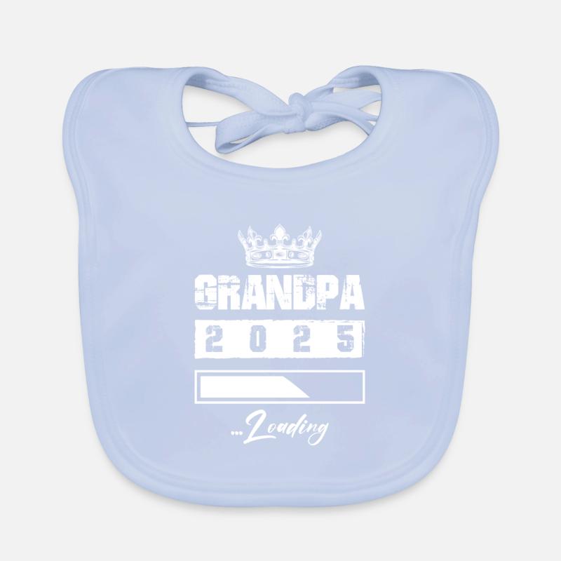 Opa 2025 Loading Grandpa Baby Bio-Lätzchen