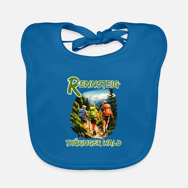 Rennsteig-Forêt de Thuringe-Thuringe Bavoir bio Bébé