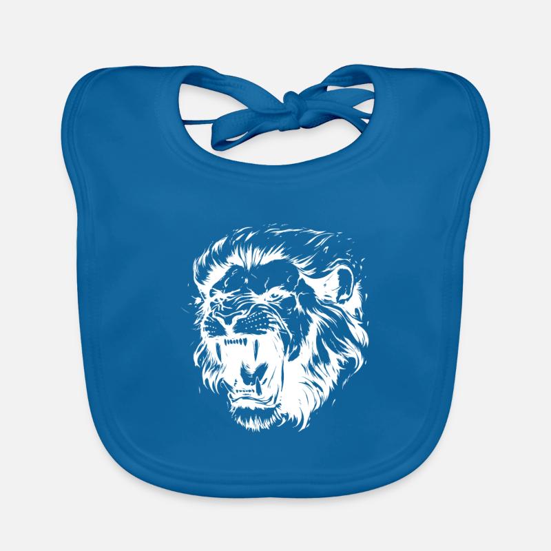 Lion Head Organic Baby Bibs