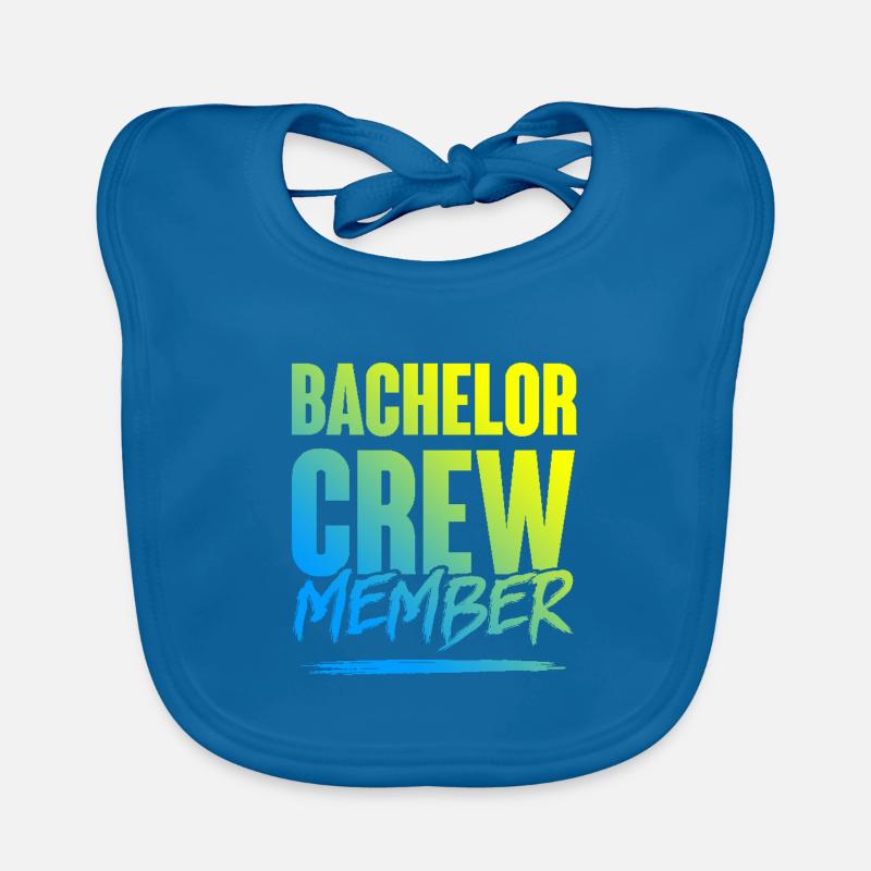 Bachelor Crew Baby Bio-Lätzchen