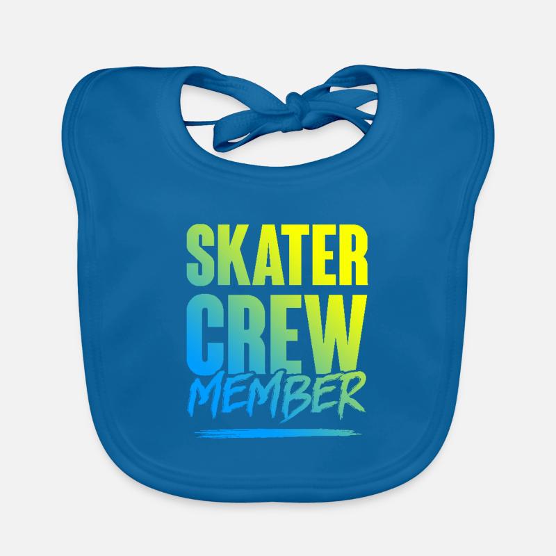 Équipe de patineurs Bavoir bio Bébé