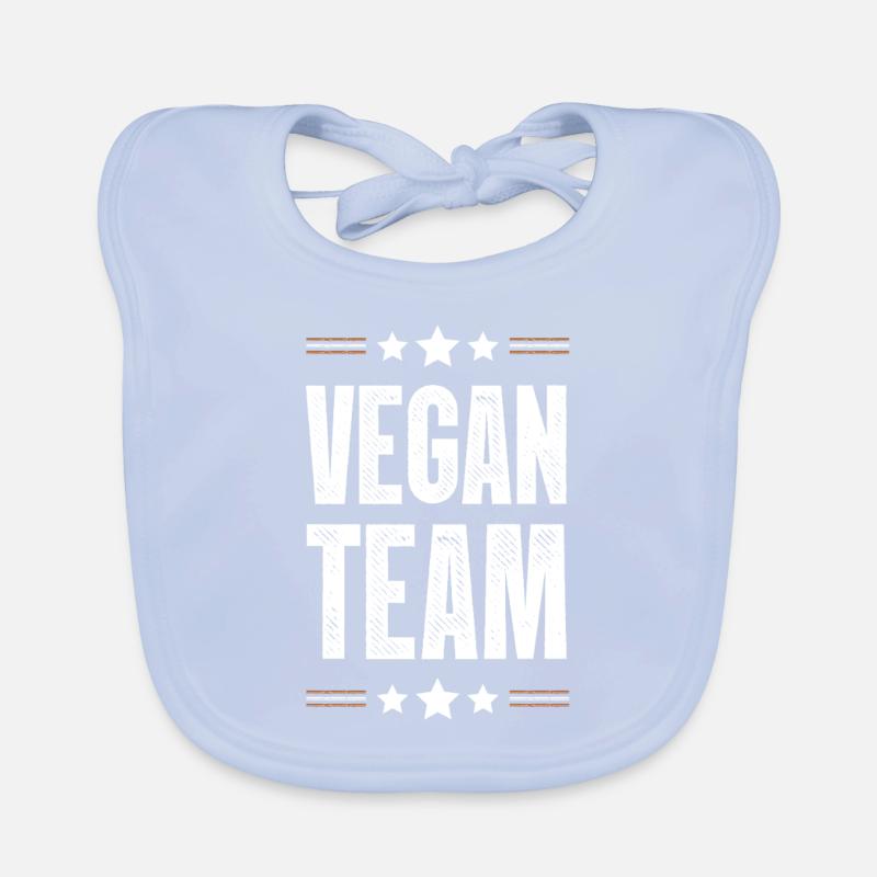 Équipe végétalienne Bavoir bio Bébé