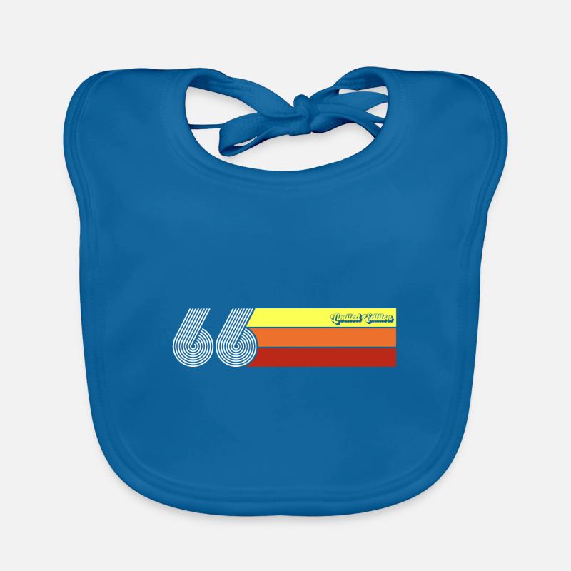 Made 1966, Born 1966 Birthday Organic Baby Bibs