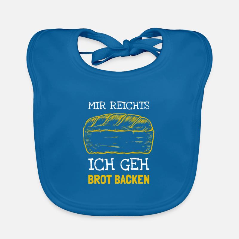 Backen Bäcker Bäckerei Teigflüsterer Geschenk Baby Bio-Lätzchen