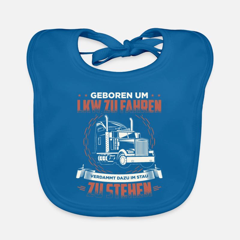 Fernfahrer Baby Bio-Lätzchen