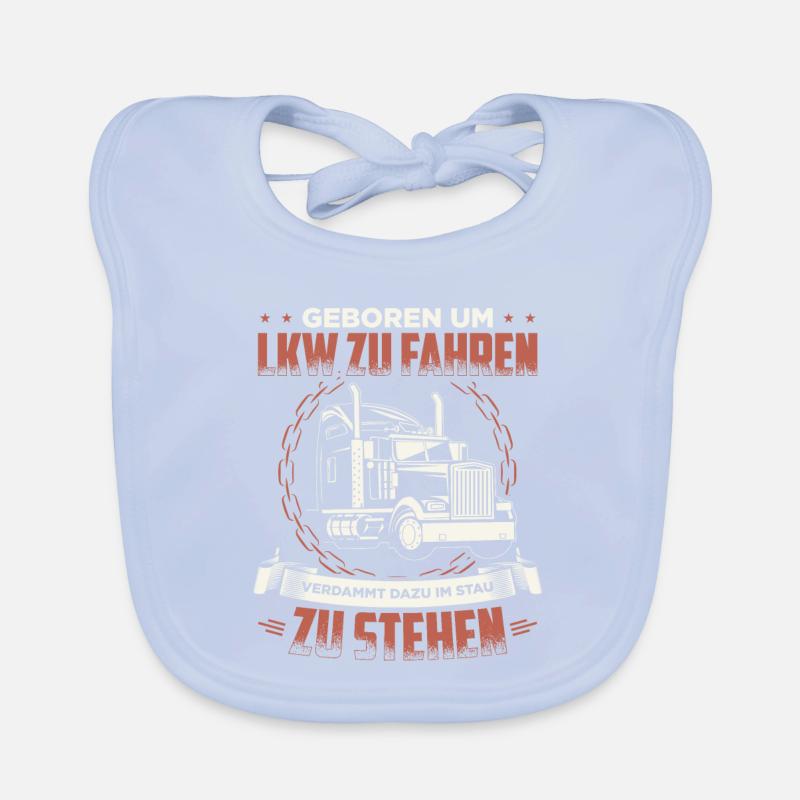 Fernfahrer Baby Bio-Lätzchen