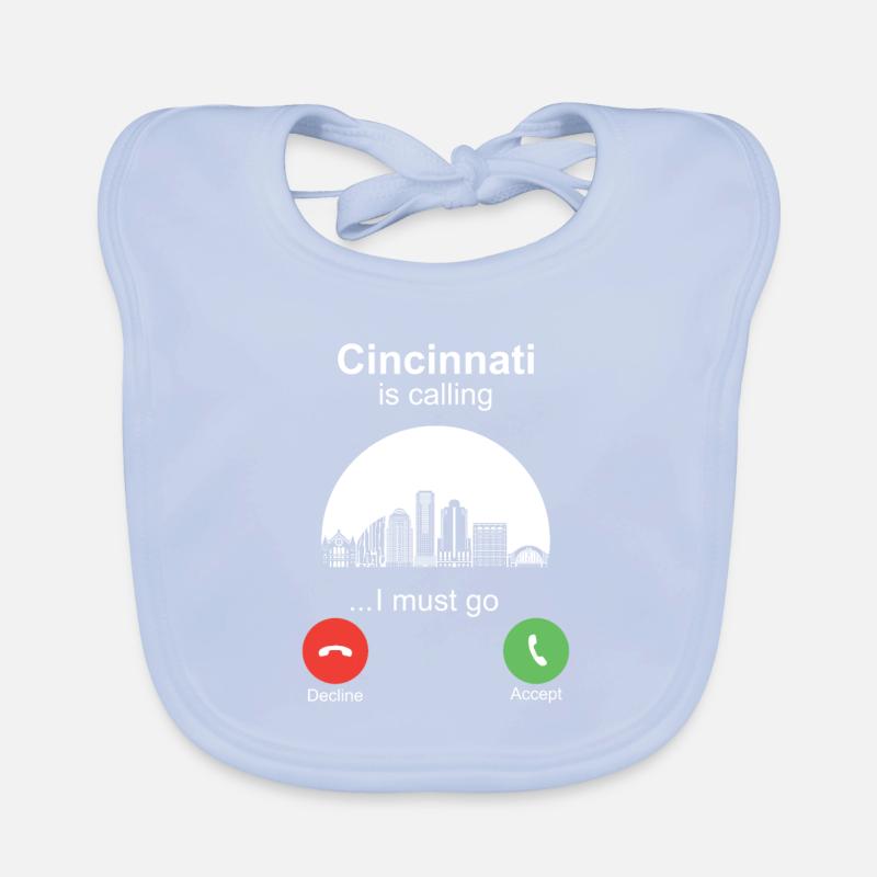 Cincinnati is Calling Baby Bio-Lätzchen