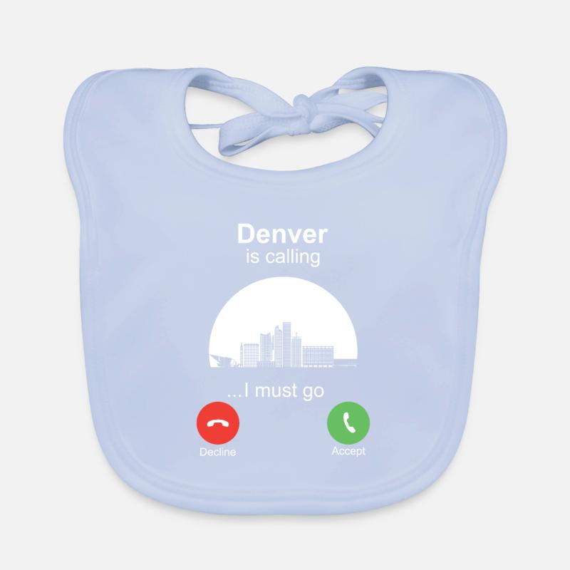 Denver is Calling Organic Baby Bibs