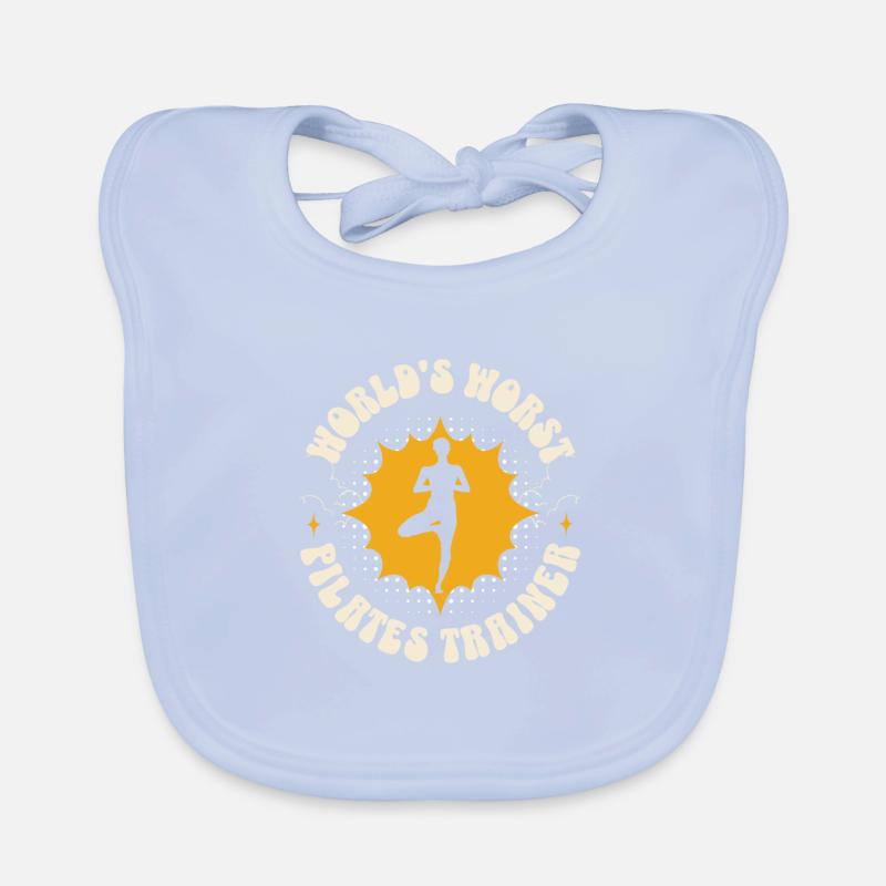 Your Worst Pilates Trainer Baby Bio-Lätzchen