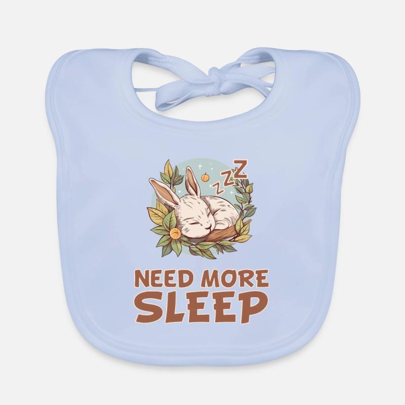 Sleeping Bunny Nightwear - Serene Sleep Organic Baby Bibs