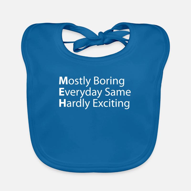 Meh Mostly Everyday Hardly Exciting Organic Baby Bibs