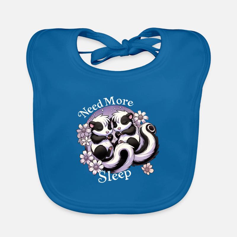Need more sleep, pajamas with funny Organic Baby Bibs