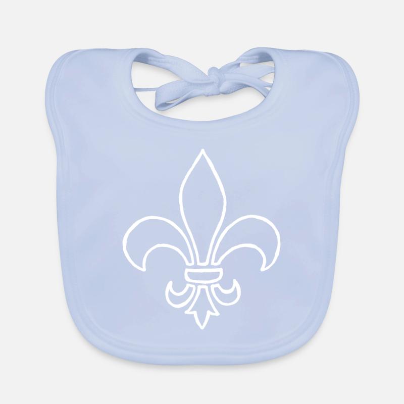 Lys blanc Bavoir bio Bébé