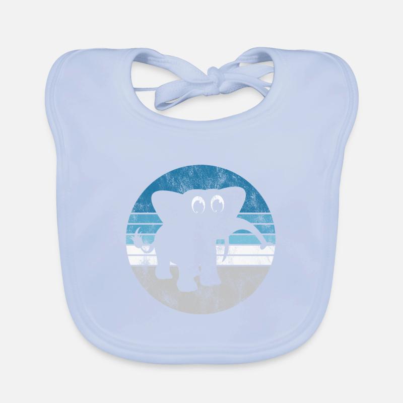 Eléphant éléphant pour enfants Bavoir bio Bébé
