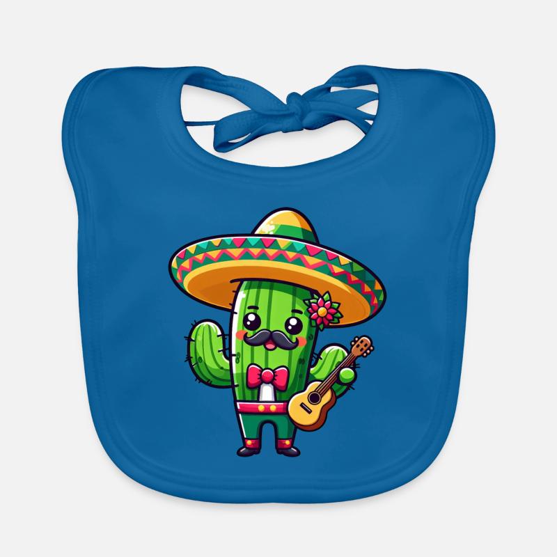 Cinco de Mayo Kaktus Mariachi Gitarrist Baby Bio-Lätzchen