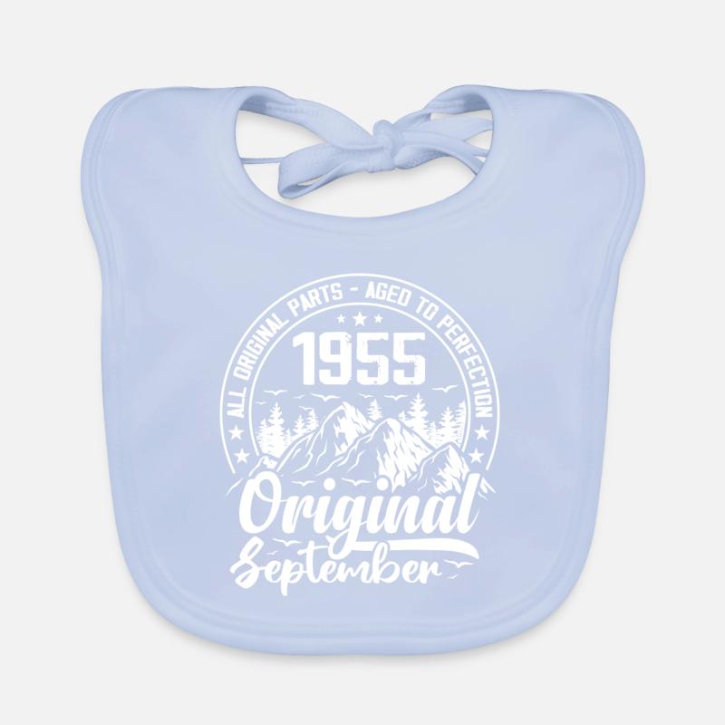 September 1955 Original:69 Jahre altes Geburtstagsgeschenk Baby Bio-Lätzchen