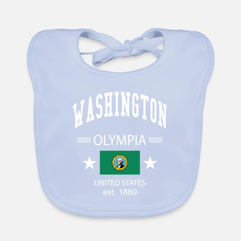 Washington Bavoir bio Bébé