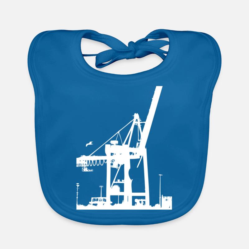 Grue Blanche Bavoir bio Bébé
