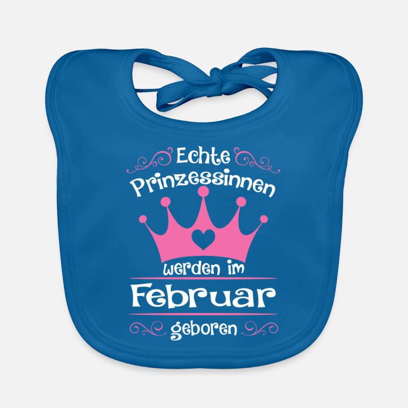 Février - anniversaire - princesse 2 Bavoir bio Bébé