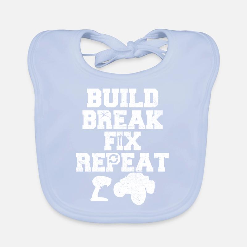 RC remotely controlled Organic Baby Bibs