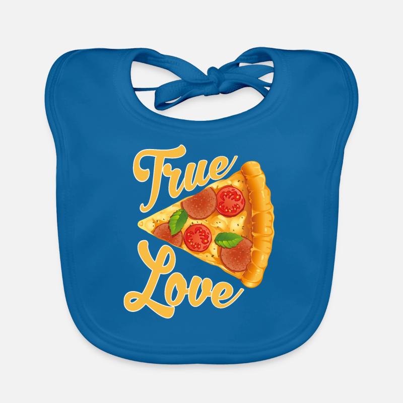Pizza vrai amour Bavoir bio Bébé