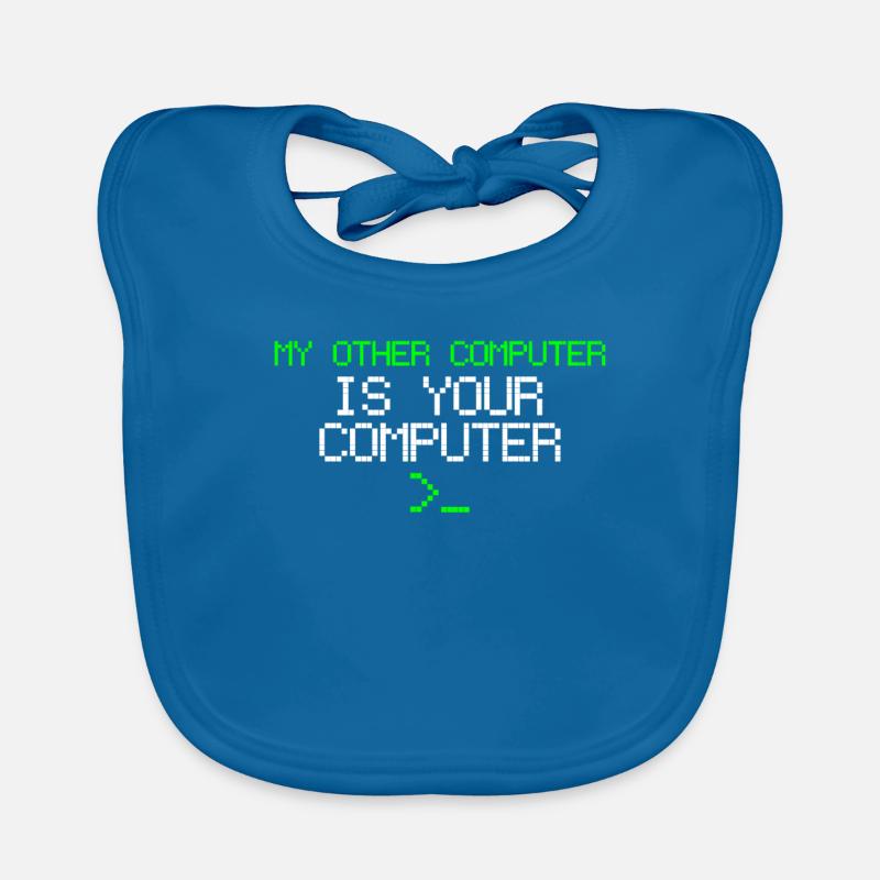 Hacker - Baby Bio-Lätzchen - Pfauenblau