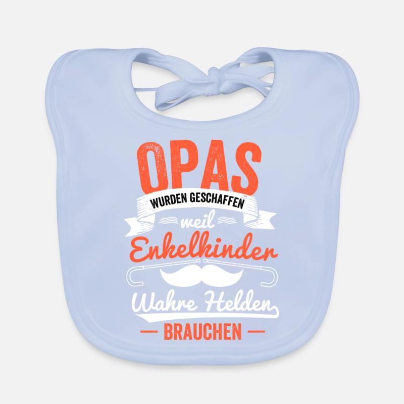 Les papis ont été créés parce que Bavoir bio Bébé