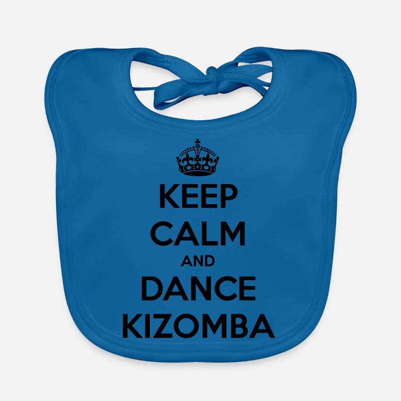 Keep calm and dance Kizomba Baby Bio-Lätzchen