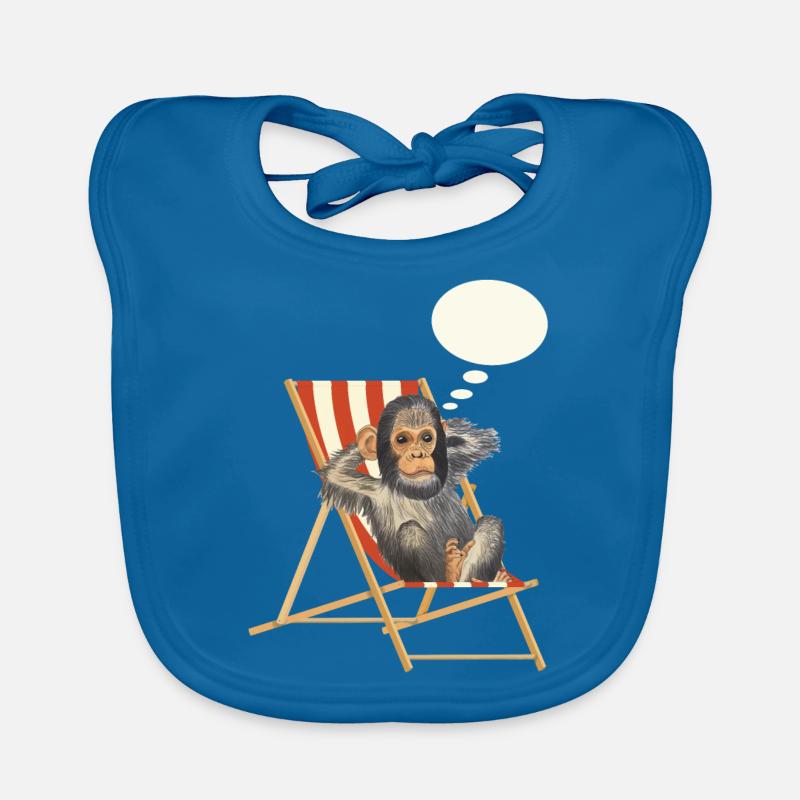 Transat de vacances Monkey Dream Bavoir bio Bébé