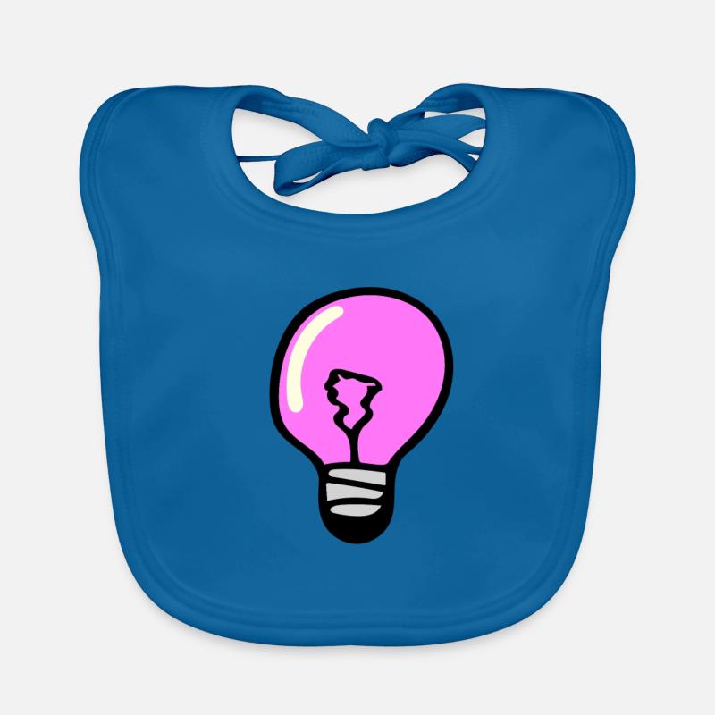 Light bulb Organic Baby Bibs