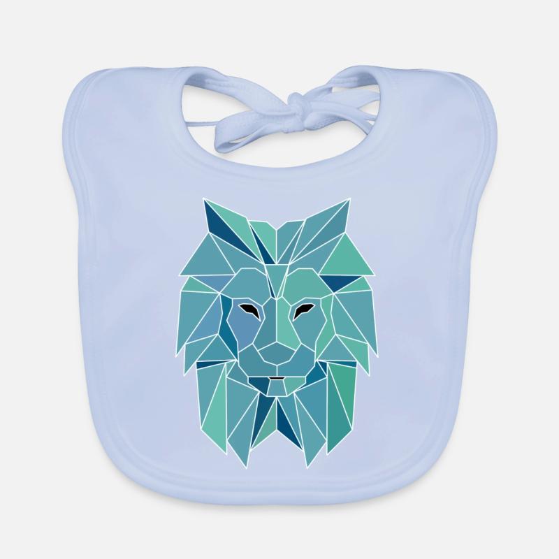 Polygon Löwe Baby Bio-Lätzchen