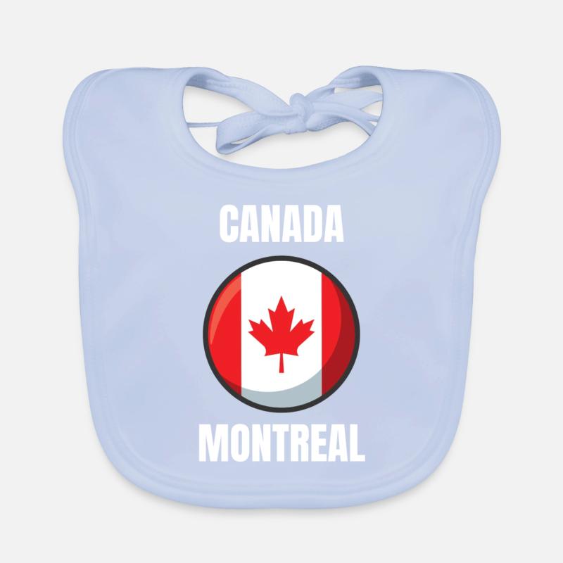 Idée de cadeaux de Montréal Canada Bavoir bio Bébé
