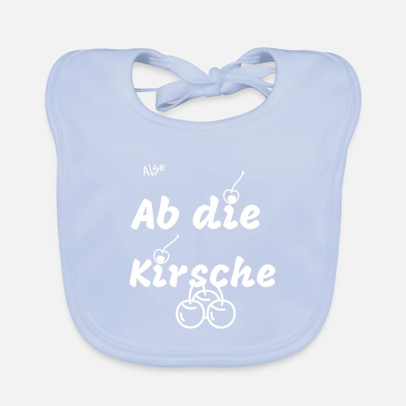 Kirsche Baby Bio-Lätzchen