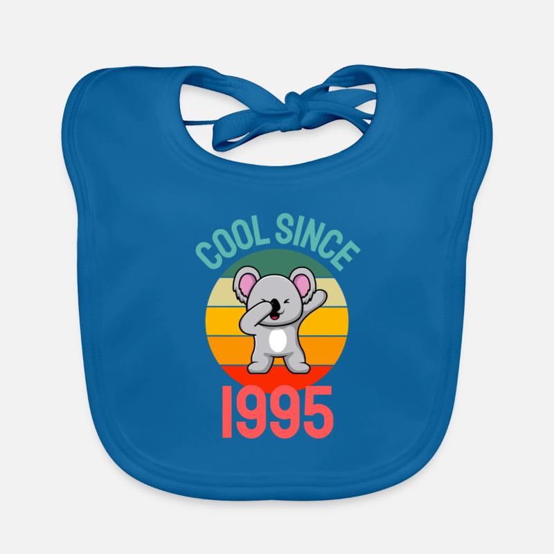 Cool seit 1995 Retro Dabbing Koala 27. Geburtstag Baby Bio-Lätzchen