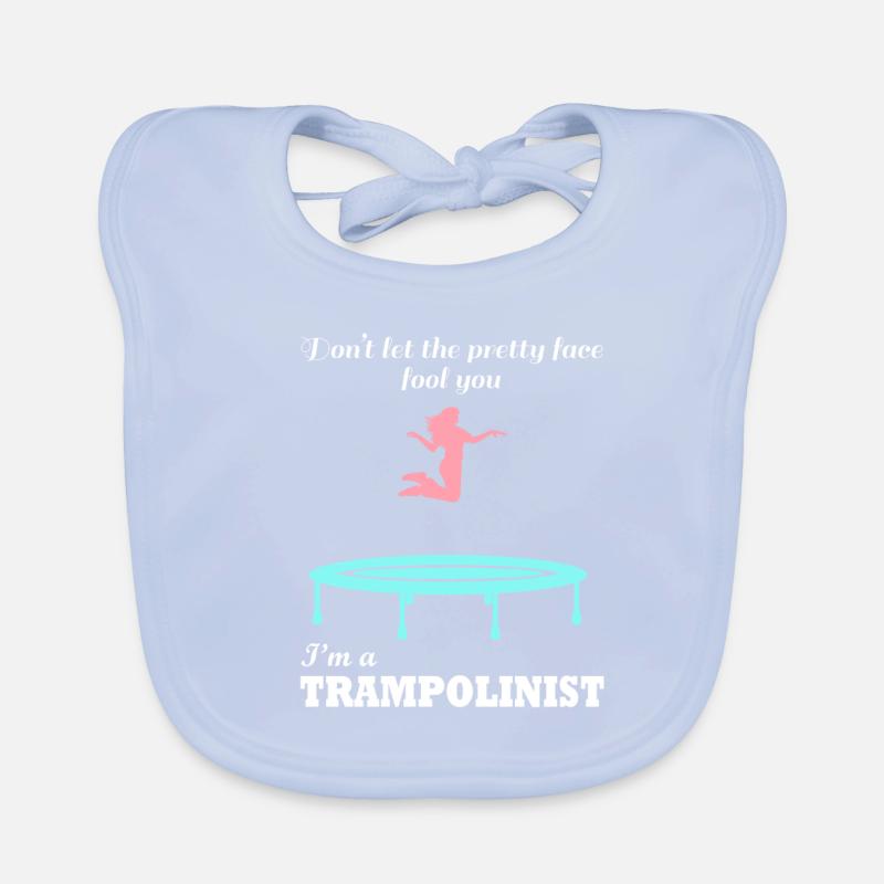 Citation ironique pour un pull de trampoline Hobby Bavoir bio Bébé