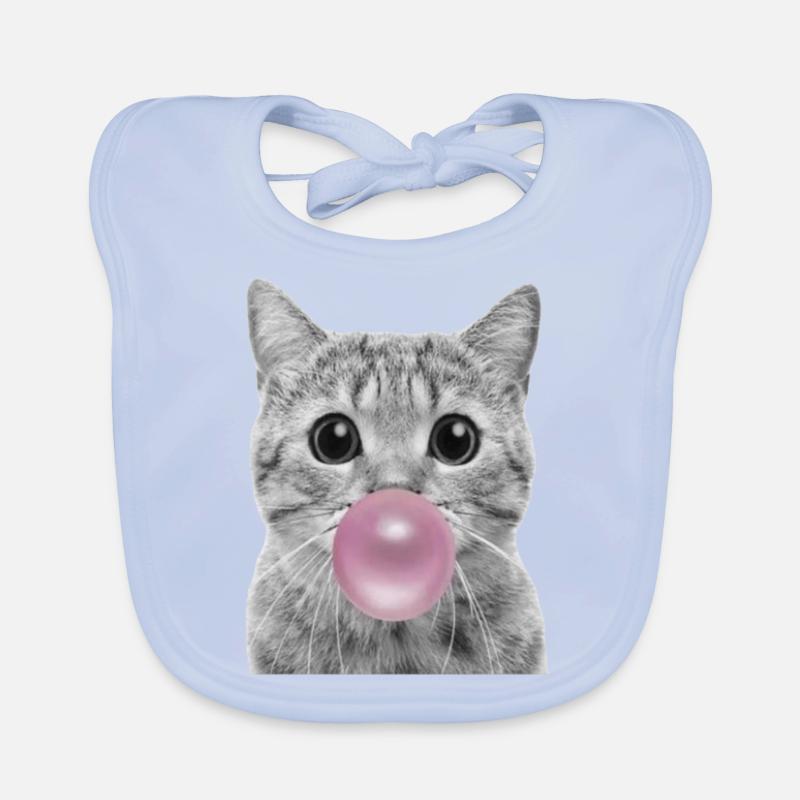 Chat bulle Bavoir bio Bébé