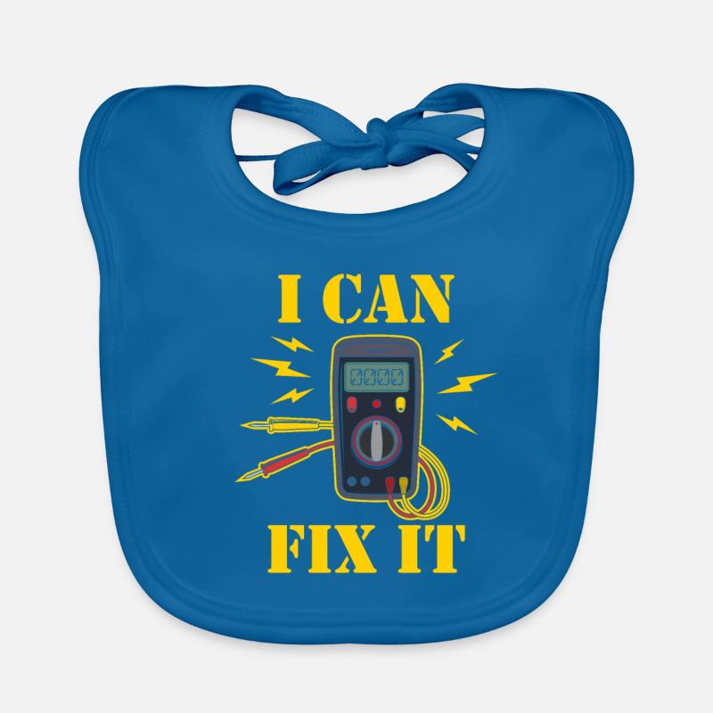 Electronic Engineer Funny Quote Electrician Organic Baby Bibs