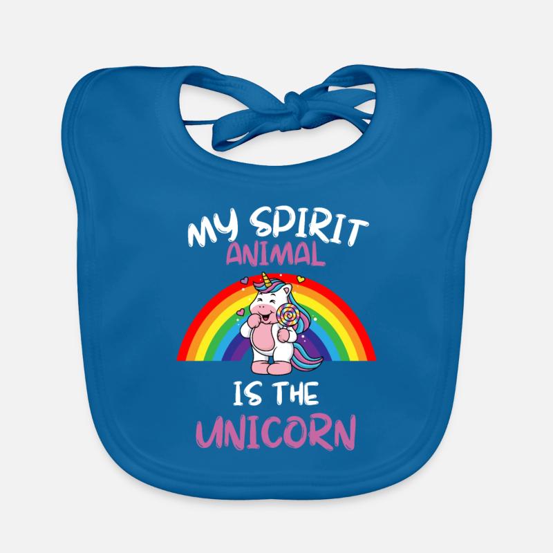 Fantasy Animal Magical Creature Gift Unicorn Organic Baby Bibs
