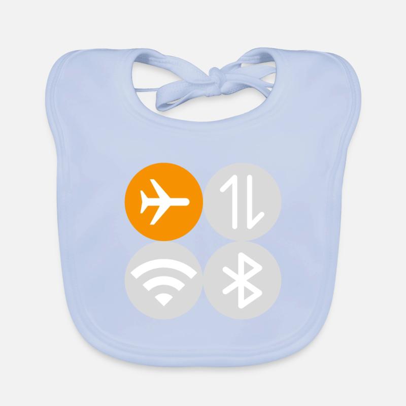 Quick Menu Flight Mode Organic Baby Bibs