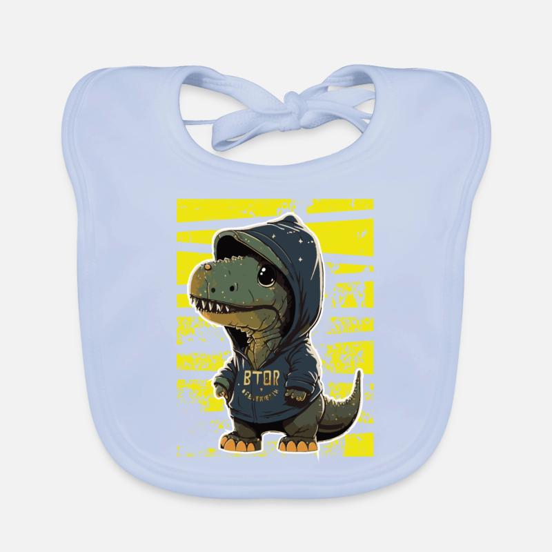 Sweat à capuche Cool T Rex Bavoir bio Bébé