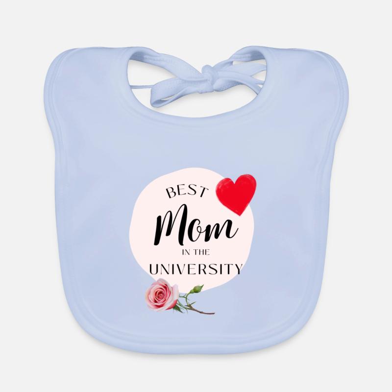 Beste Mutter an der Universität Baby Bio-Lätzchen