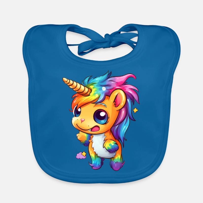 Drôle de licorne Bavoir bio Bébé