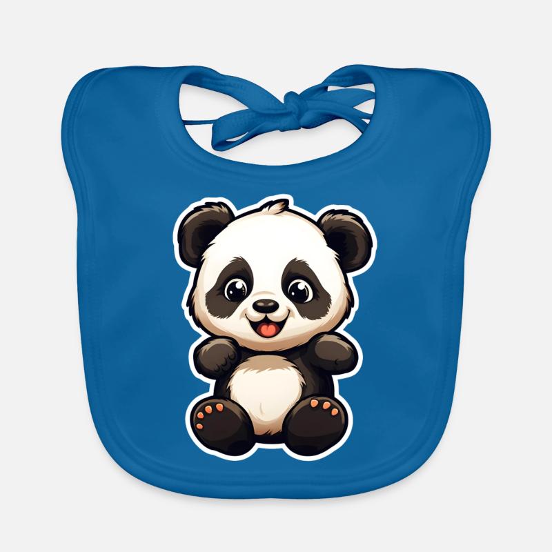 être un panda Bavoir bio Bébé