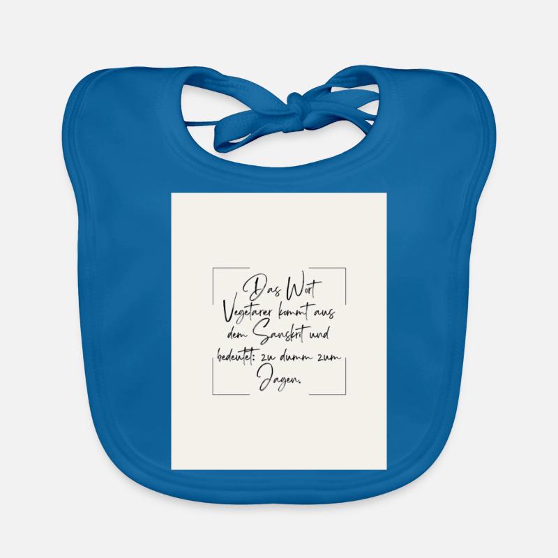 Der Vegetarier Baby Bio-Lätzchen